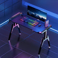 Carbon-Fibre Gaming Desk with PC Stand