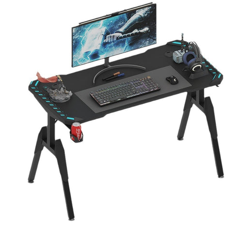 Carbon-Fibre Gaming Desk with PC Stand