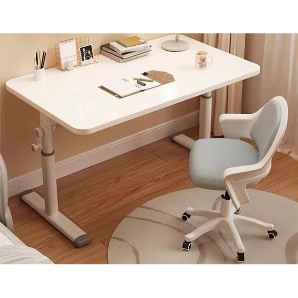 Manual Height-Adjustable Computer Desk