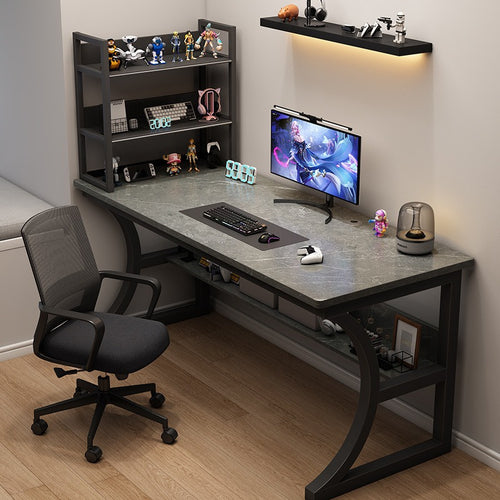 Gaming Desk with Monitor Storage
